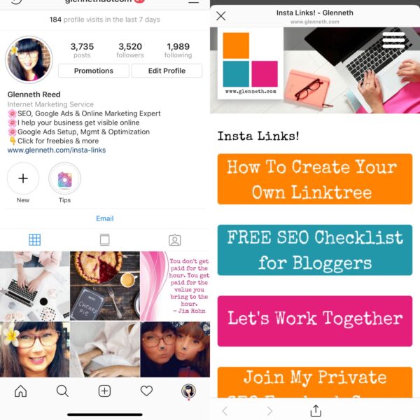 How To Create Your Own Linktree For Instagram - The Visibility Method
