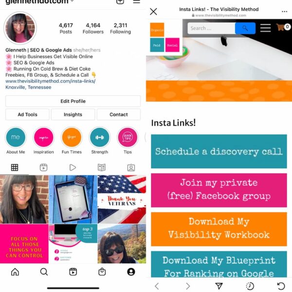 How To Create Your Own Linktree For Instagram - The Visibility Method